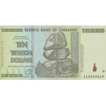 Ten Trillion Dollars Zimbabwe 2008 